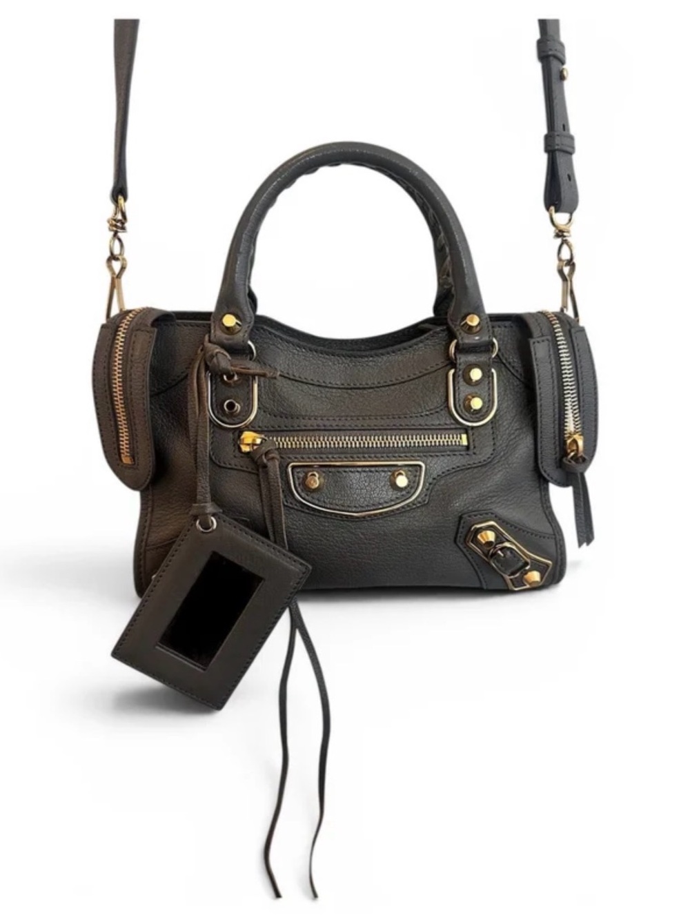 Balenciaga city leather crossbody bag